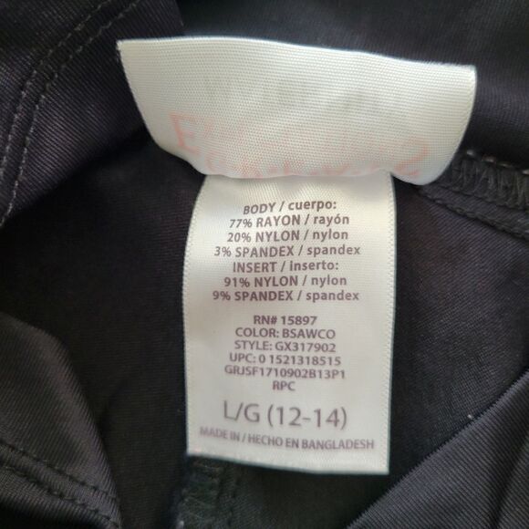 Great Expectations Maternity pants black/white large pre-owned - Picture 7 of 8